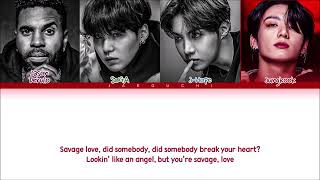 Jason Durelo and BTS -Savage love remix (Color coded lyrics )