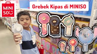 GREBEK KIPAS ANGIN DI MINISO - FAN PORTABLE