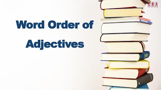 Word Order of Adjectives I Episode 14-2 I English Grammar