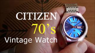 RETIZM / 1975 / Vintage Watch / CITIZEN CRYSTRON