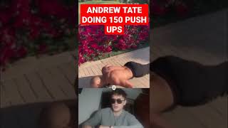 Andrew Tate does 150 push ups in 5 minutes