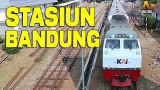 CANTIK SEKALI‼️Moment Rekam Kereta banyak orang lalu lalang di JPO Stasiun Bandung