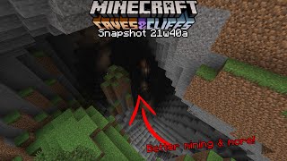 Better Mining & Lot's More! Minecraft 1.18 Snapshot 21w40a