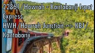 22861 Howrah Kantabanji ispat express Time table 😍 Fare😍 #india, #indianrailways, #trains,