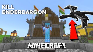 Finally I killed EnderDragon In Minecraft Pocket Edition ep #10 #algrowchallenge  @DhurbaTheGamer