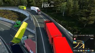 Euro Truck Simulator 2 Online Big Crash