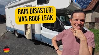 ROOF LEAK DISASTER in Our Van! 🛠️