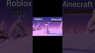 Roblox vs Minecraft #shorts #minecraft #roblox