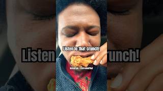 Listen To That Crunchy Chicken! Instagram: IzzyCreatedThat #food #friedchicken #asmr #pov #viral