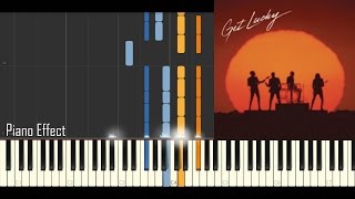 Daft Punk - Get Lucky (Piano Tutorial Synthesia)