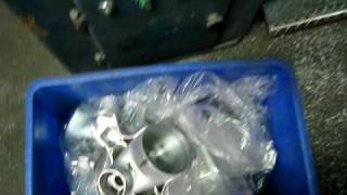 ScootRS - Vespa SS90 headset, machining new parts