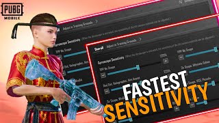 New Best Fastest sensitivity + Control Code For PUBG Mobile 2023 | New 2.8 update 🔥