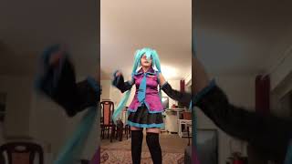 Hatsune Miku vocaloid cosplay world is mine dance cover