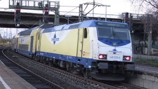 Metronom zügen / Metronom Trains in suburban Hamburg area 2018