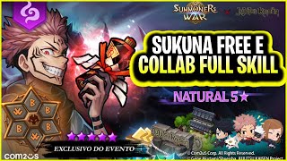 SUPER EVENTOS DE COLLAB, SUKUNA FREE, MOBS FULL SKILL E+ | Summoners War x Jujutsu Kaisen