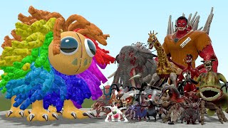 NEW YARNABY POPPY PLAYTIME CHAPTER 4 vs ALL ZOOCHOSIS MUTANT ANIMALS in Garry's Mod!