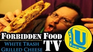 UMelt "White Trash Grilled Cheese" Food Review!