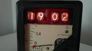 Nixie Electronic Clock (Vintage Soviet Voltmeter Case)