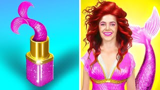 EXTREME MAKEOVER💄Good VS Bad Mermaid 🧜‍♀️Beauty tips and tricks by TeenVee