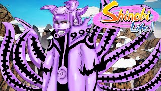 (Gyūki) INK DEMON! Full 8 Tails Showcase in Shinobi Life 2