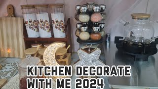 New Kitchen Refresh  // Decorating &style inspration 2024//  Kitchen Decorate With Me 2024