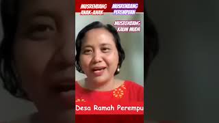 BUDHIS UTAMI : MUSRENBANG PEREMPUAN, ANAK-ANAK, & KAUM MUDA MENUJU MUSRENBANG DESA #viral #video