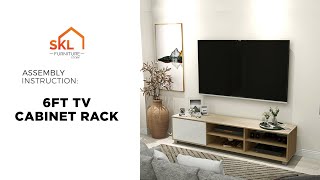 SKL HOW TO ASSEMBLY 6FT TV CONSOLE