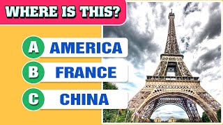 155 puzzles for GENIUS | Guess the Country by its Monument ✈️🗽Find the ODD One Out - Landmark Quiz