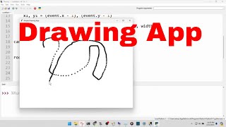 Quick Python Tutorial: Create a Simple Drawing App in 3 Minutes!