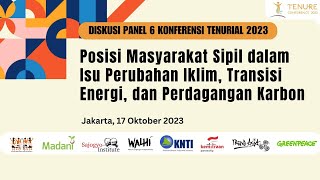 Diskusi Panel 6 Konferensi Tenurial