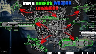 GTA 5 - All Secret and Rare Weapon Locations (Rail Gun, Sniper Rifle & more) part 4