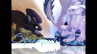 |Toothless,Light Fury,Legendary Furies | Hidden world| Speedpaint |