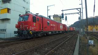 treno pompiere in arrivo a Chiasso