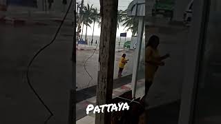 Girls in the rain. Pattaya 2022