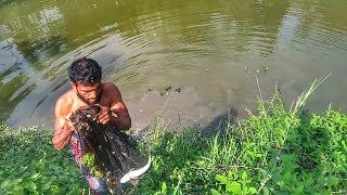 Amazing Net Fishing Video | Village Traditional Fishing (Part-8)