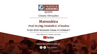 MATEMÁTICA SÍNTESIS CLASE 5