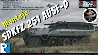 👨‍🏭MONTAJE👨‍🔧 Montamos el Sdkfz 251 de RUBICON MODELS / HOW TO ASSEMBLE RUBICON MODELS SDKFZ 251