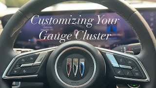 How to Customize Your Gauge Cluster on Your Envision