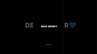 Sister second mother ❤️✨ #blackscreen #blackscreenstatus #shortvideo #sister