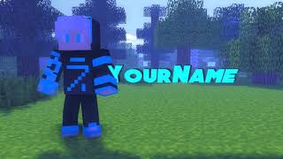 #21 New Minecraft [SIMPLE] Intro Template | Mine Imator [Download In Description]