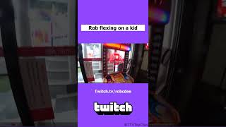 robcdee - Rob flexing on a kid