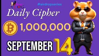 September 14 Hamster Kombat Daily Cipher Code