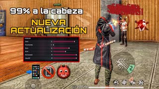 ⚙️NUEVA SENSIBILIDAD HACKER para DAR SÓLO ROJO en TODOS los MOVIL📲2024 - FreeFire