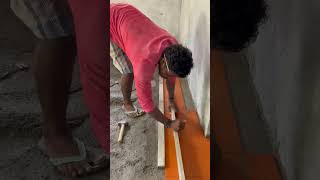 Cooling tiles fitting work #construction #shorts #tile