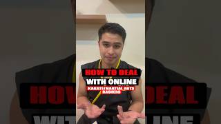 How to deal with online karate/martial arts bashers. 🥋⛔️ #karate #martialarts #sports