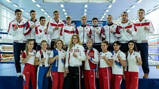 Russian national boxing team for juniors 2018 Budapest