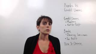 Difference between a bank and a credit union