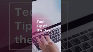 Tech tip of the day part 1 #shorts #techtips