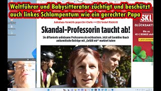 Weltführer/Babysitterator züchtigt/beschützt auch linkes Schlampentum wie ein gerechter/lieber Papa