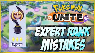 WHY YOU'RE STUCK IN EXPERT AND HOW TO CLIMB OUT OF IT! POKEMON UNITE RANKED TIPS!